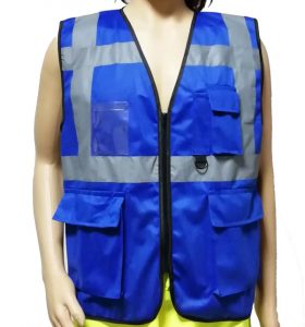 Safety Executive Vest in Blue Color